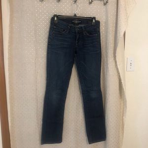 Lucky brand dark wash Zoe straight jeans